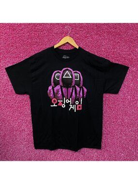 Squid Game The Masked Guards Netflix Series Promo Tee 2X